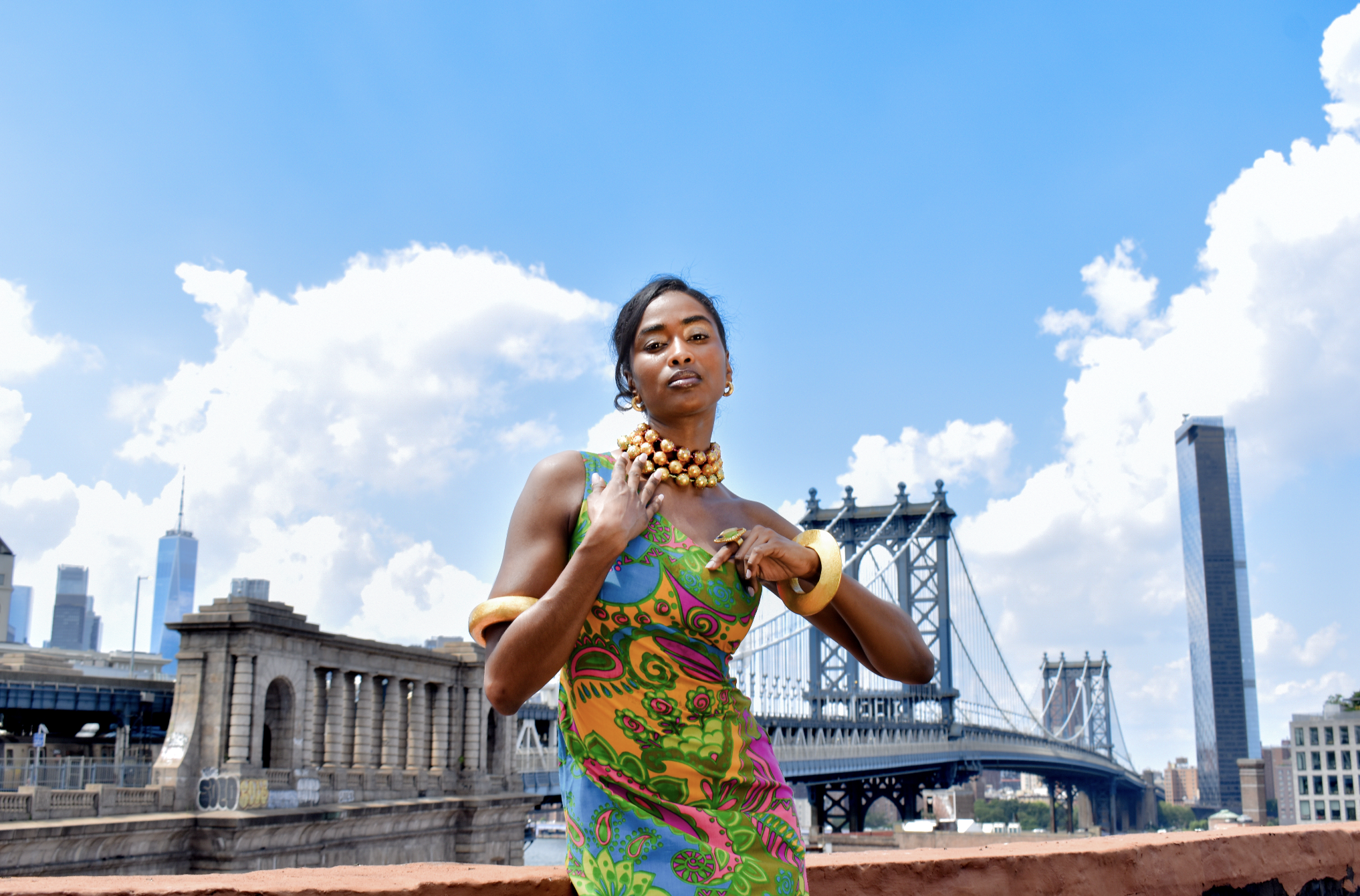 Vivid Blooms Silk Scarf — The Narrative - Vintage Clothing